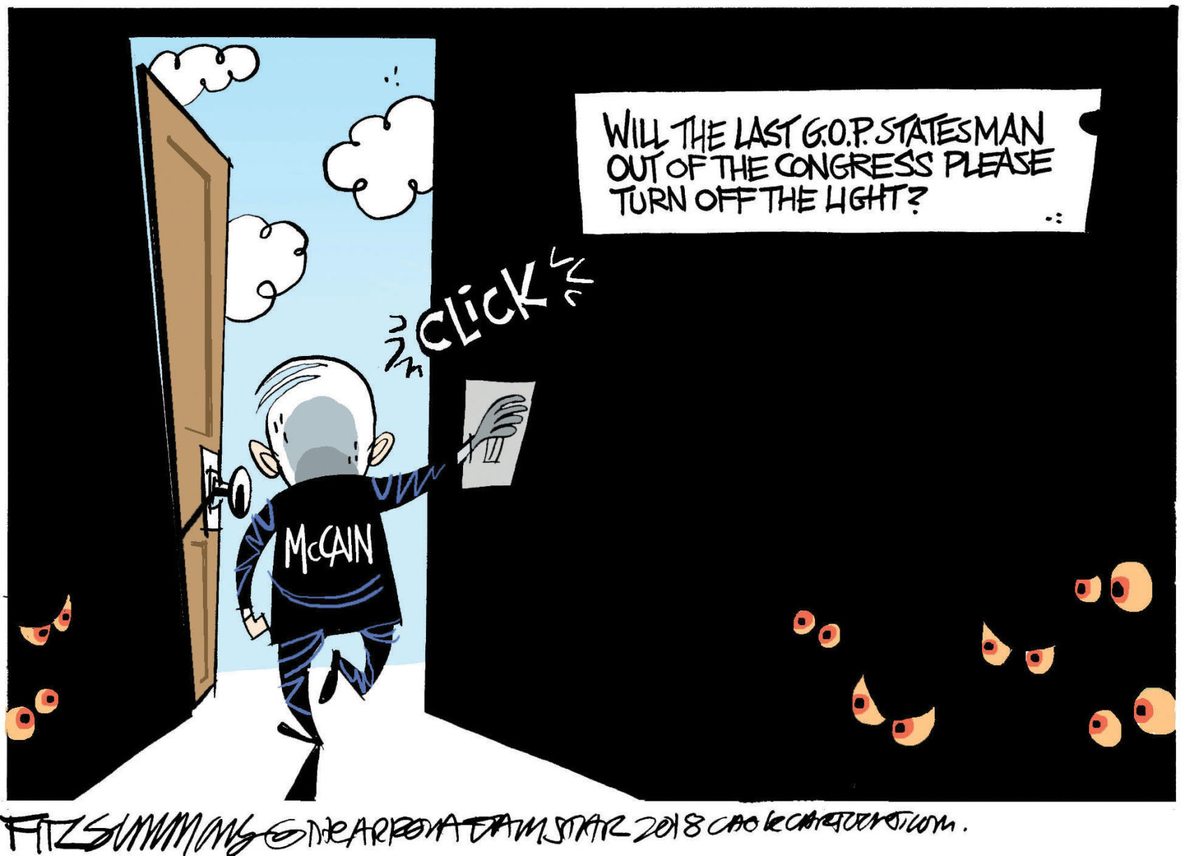 Daily Fitz Cartoon: McCain